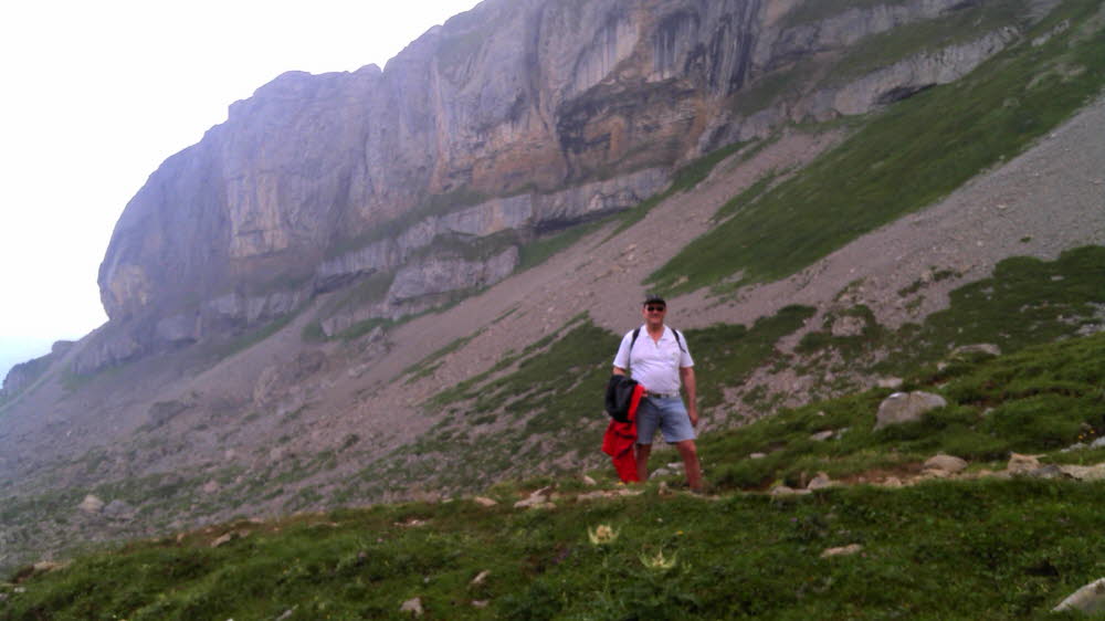 Wolfgang Weller in the mountains 2012